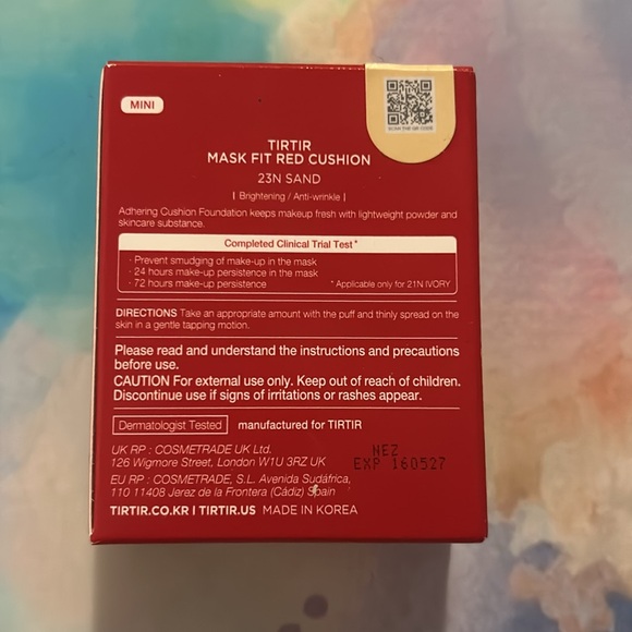 Mini Size TIRTIR Mask Fit Red Cushion Foundation | Full coverage, Shade 23N - Picture 3 of 7